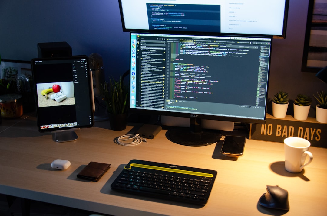 clean code programming desk developer workspace